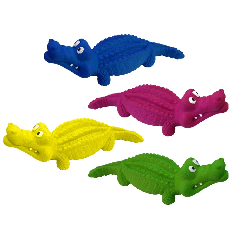 Jouet de mastication pour chiens forme Crocodile - BOBBY CROCI