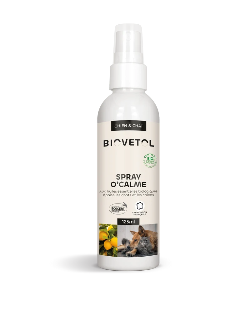 Spray d'ambiance apaisant chiens-chats O'calm Biovetol