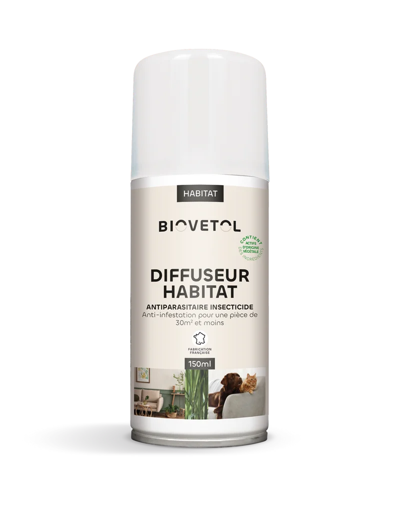 Fogger habitat AntiParasitaires 150ml - BIOVETOL