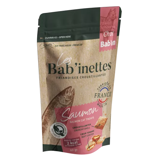 Friandises pour chats Babinettes saumon - BAB in