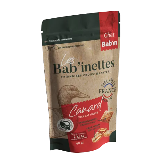 Friandises pour chats Babinettes canard - BAB in