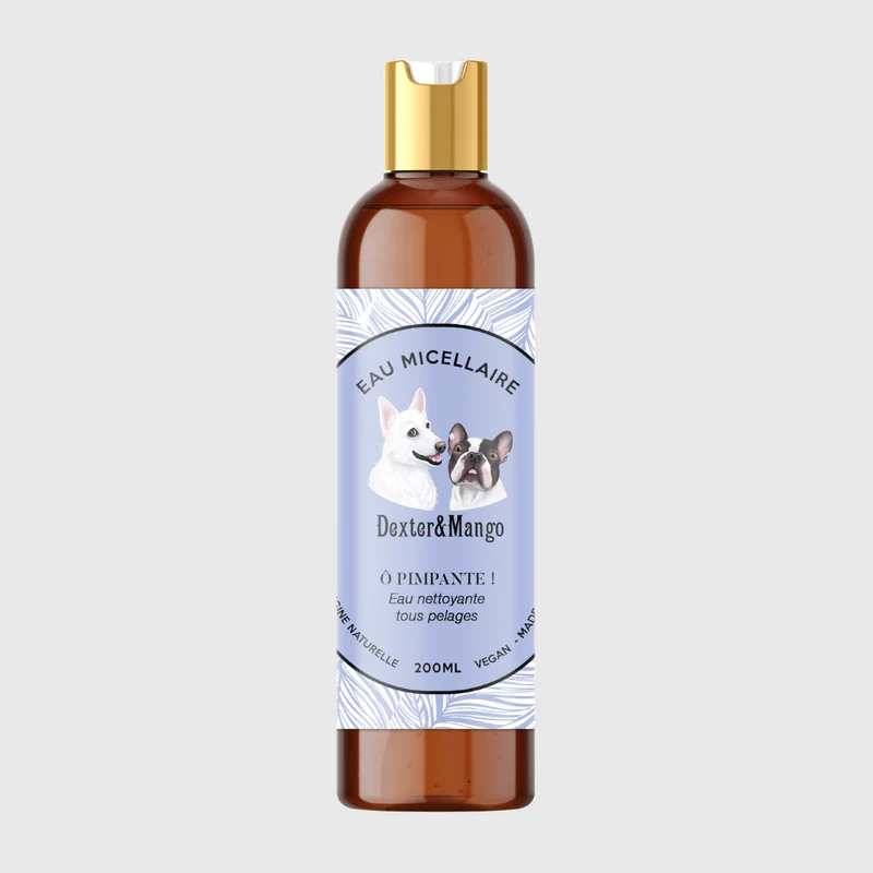 Eau micellaire Ô Pimpante ! pour chiens - Dexter et Mango