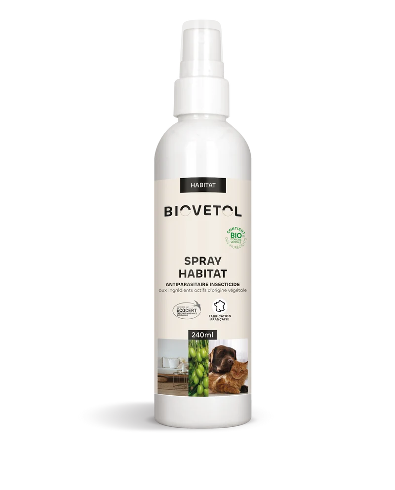 Lotion Spray Habitat Antiparasitaire naturel - BIOVETOL