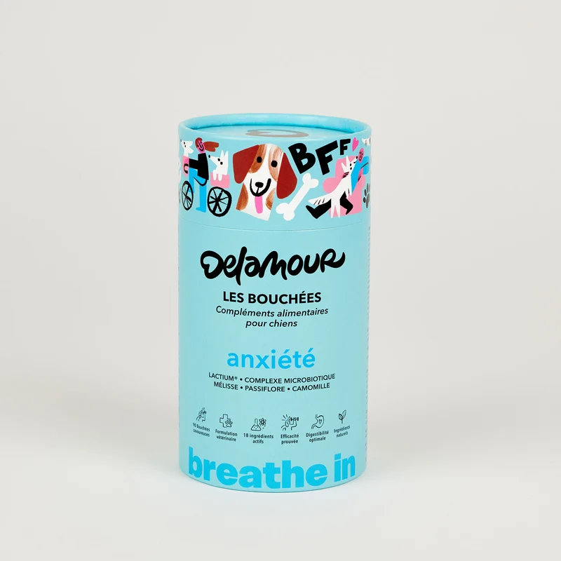 Complément alimentaire Anxiété - les Bouchées - Delamour