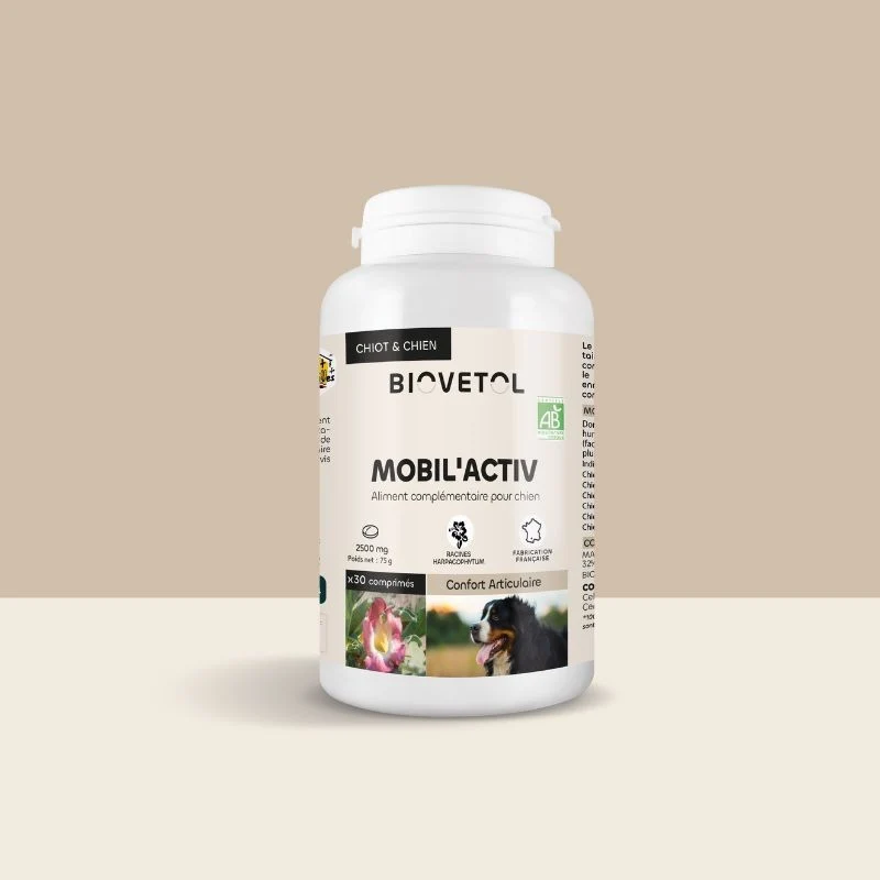 Comprimés MOBIL'ACTIV chien - Biovetol