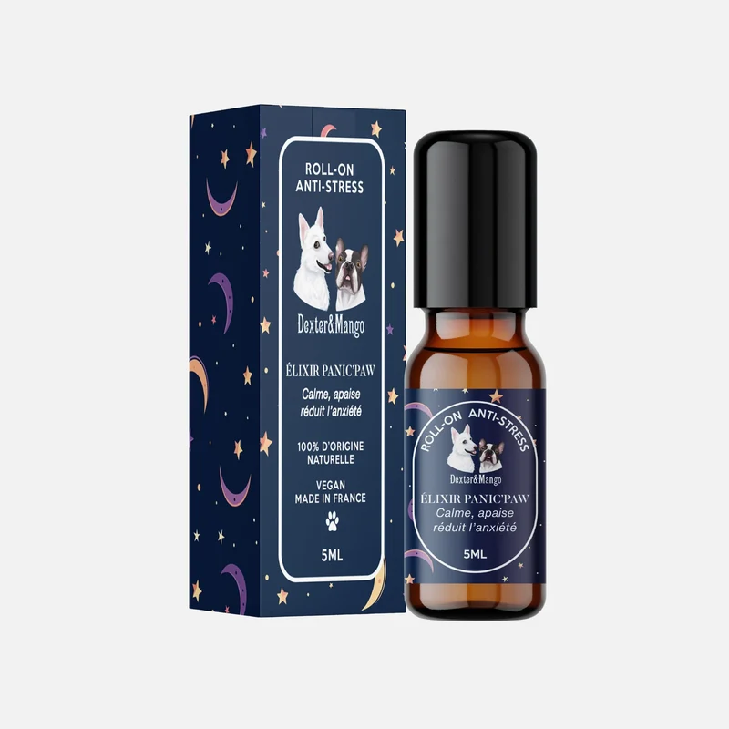 Roll-on relaxant chiens Elixir panic'paw - Dexter Mango