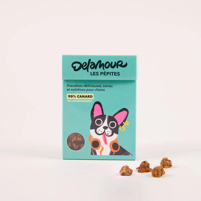 Friandises chien les Pépites - Recette Canard - Delamour