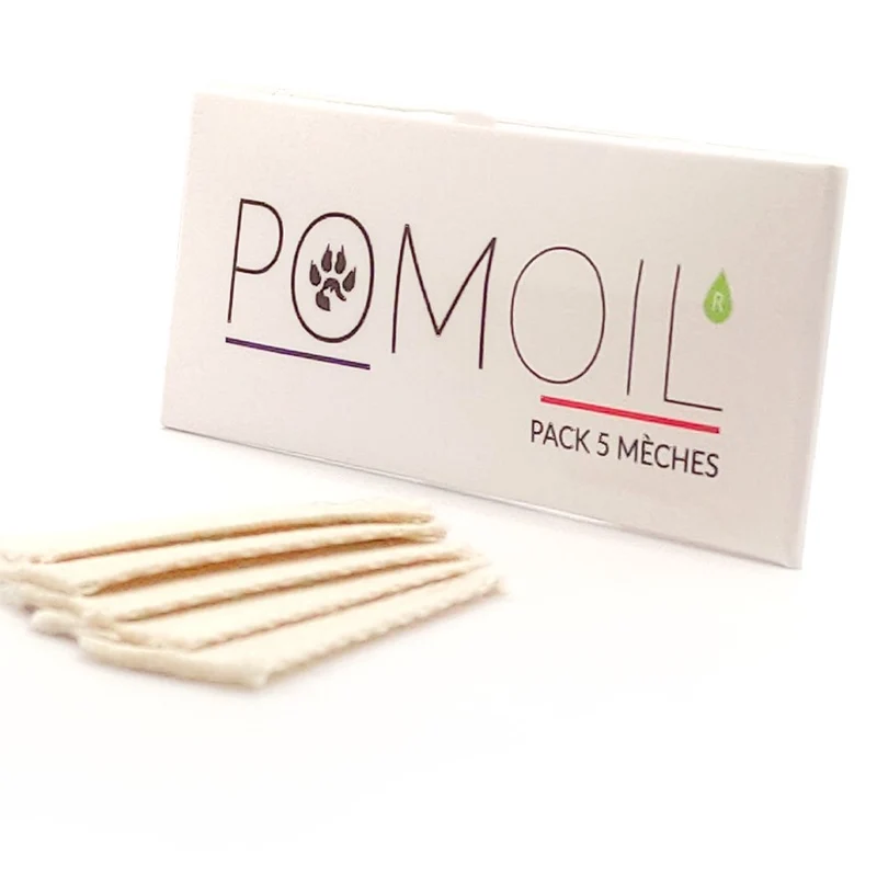 Pack de 5 mèches Pomoil de rechange pour boîtier diffuseur