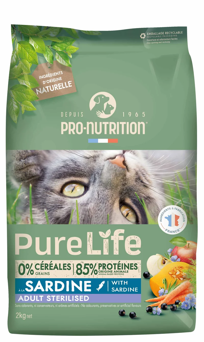 Pure Life Chat Stérilisé - Sardine