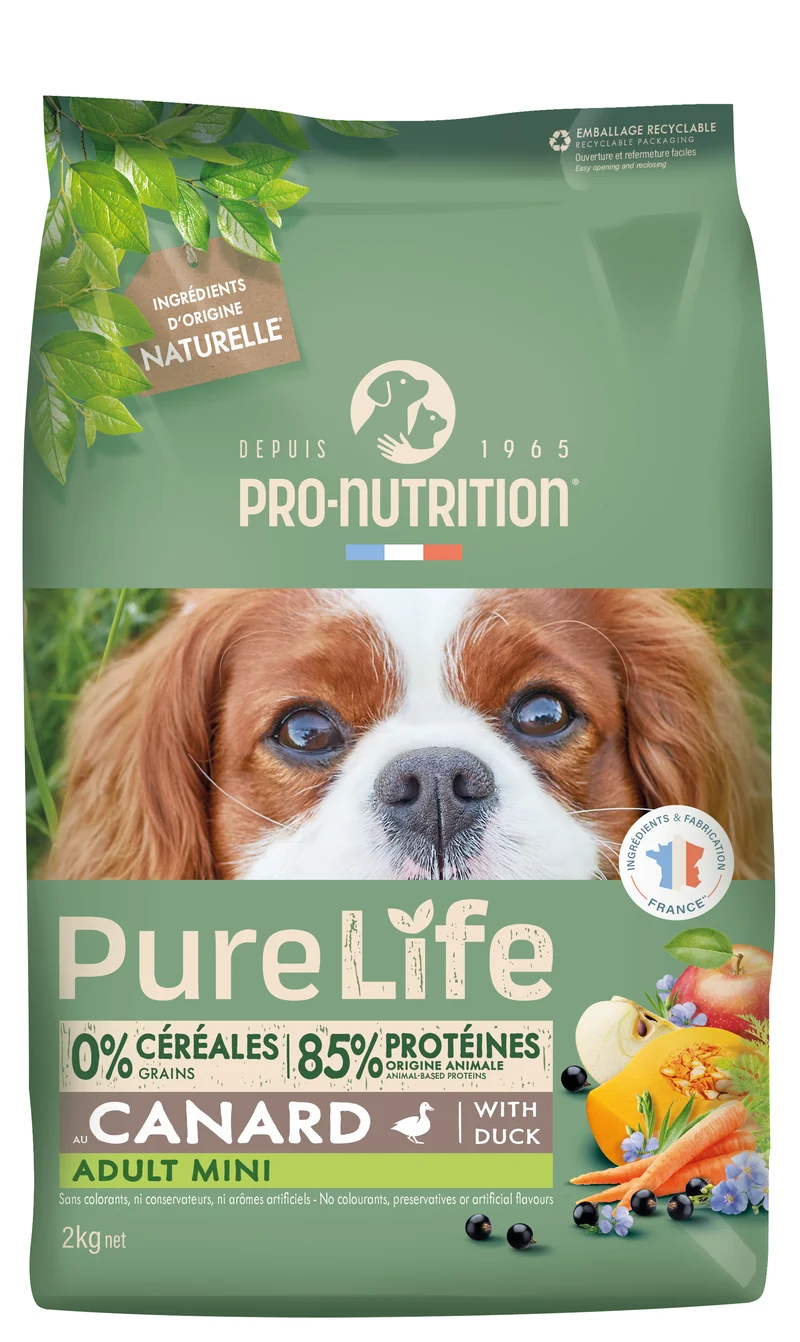 Pure Life Chien Mini Adult - Canard
