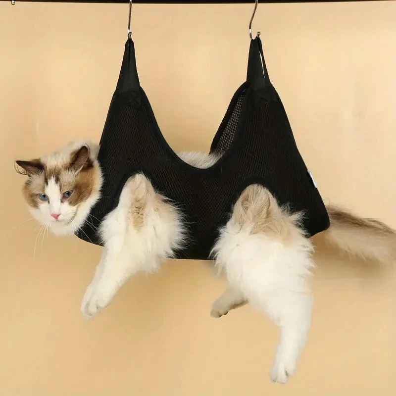 hamac à chat de toilettage