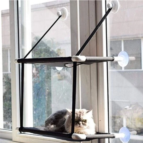 hamac pour chat fenêtre superposé