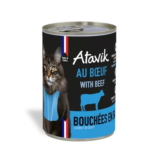 Pâtée pour chat - Bouchées en sauce Made In France (400g)