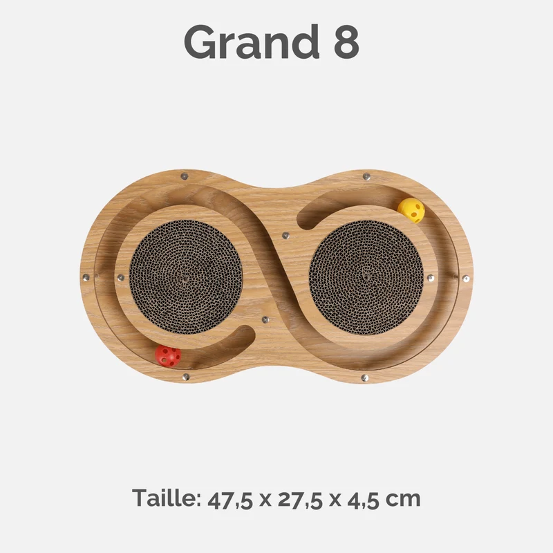 Griffoir chat bois design Wouapy – Aire de jeux élégante