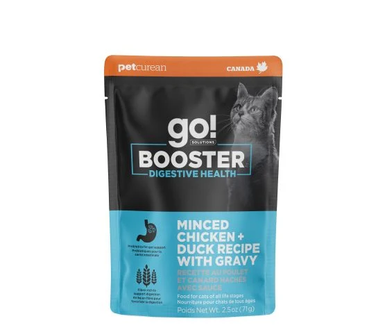 Booster for Cat - Digestive Health - Minced Chicken & Duck with Gravy (2.5oz)