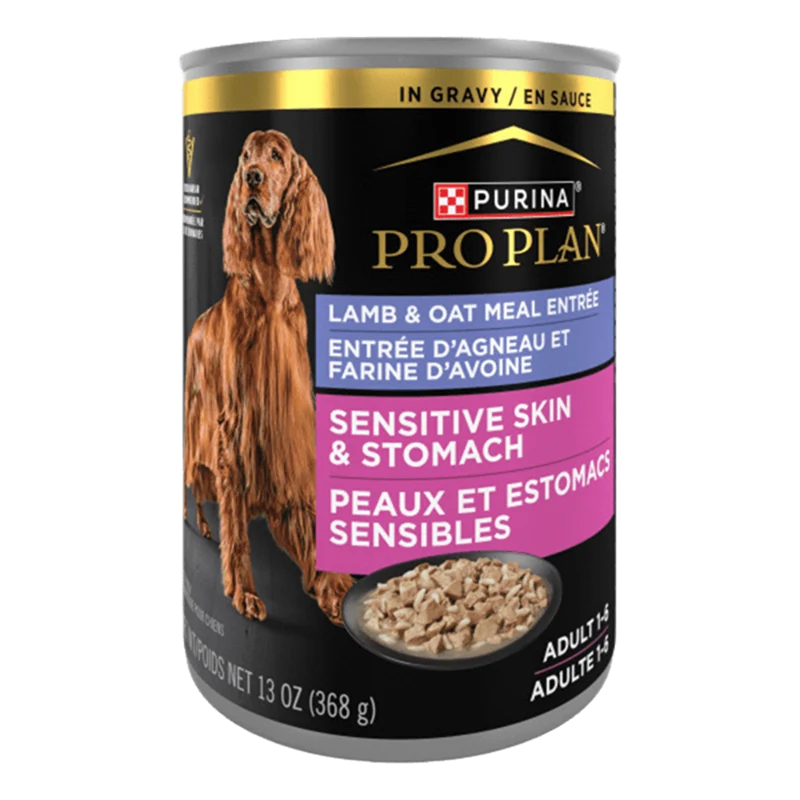Conserve Peaux & Estomacs Sensibles Entrée d'Agneau & Avoine pour Chiens Adultes