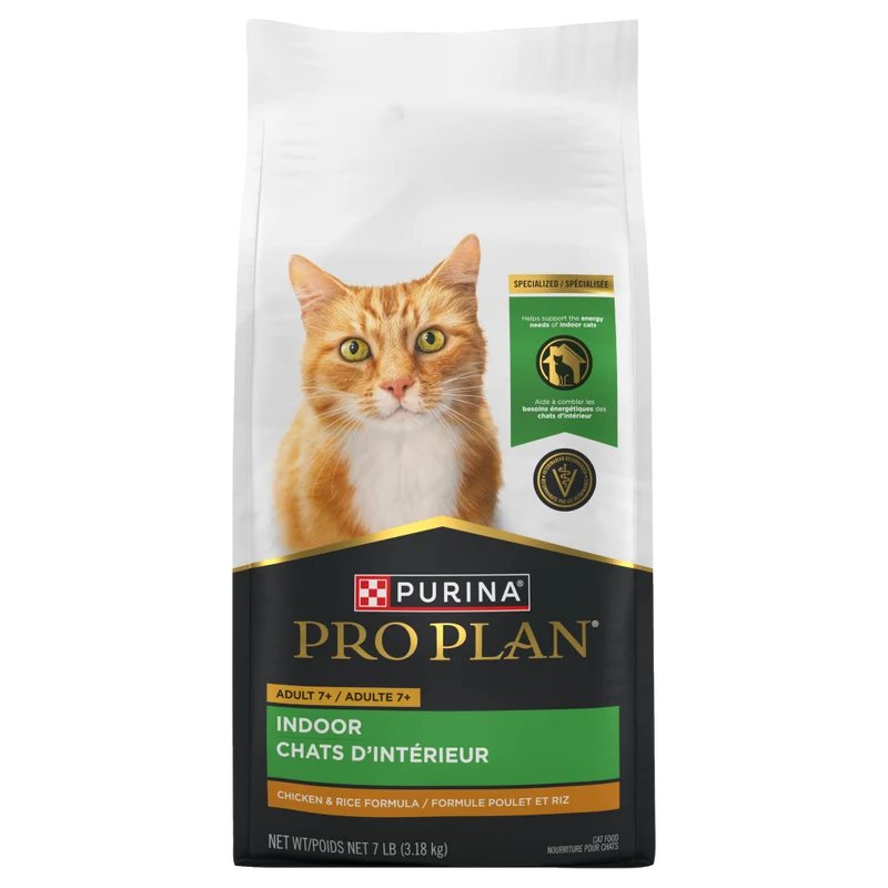 Nourriture au Poulet & Riz pour Chats 7+ d'Intérieur