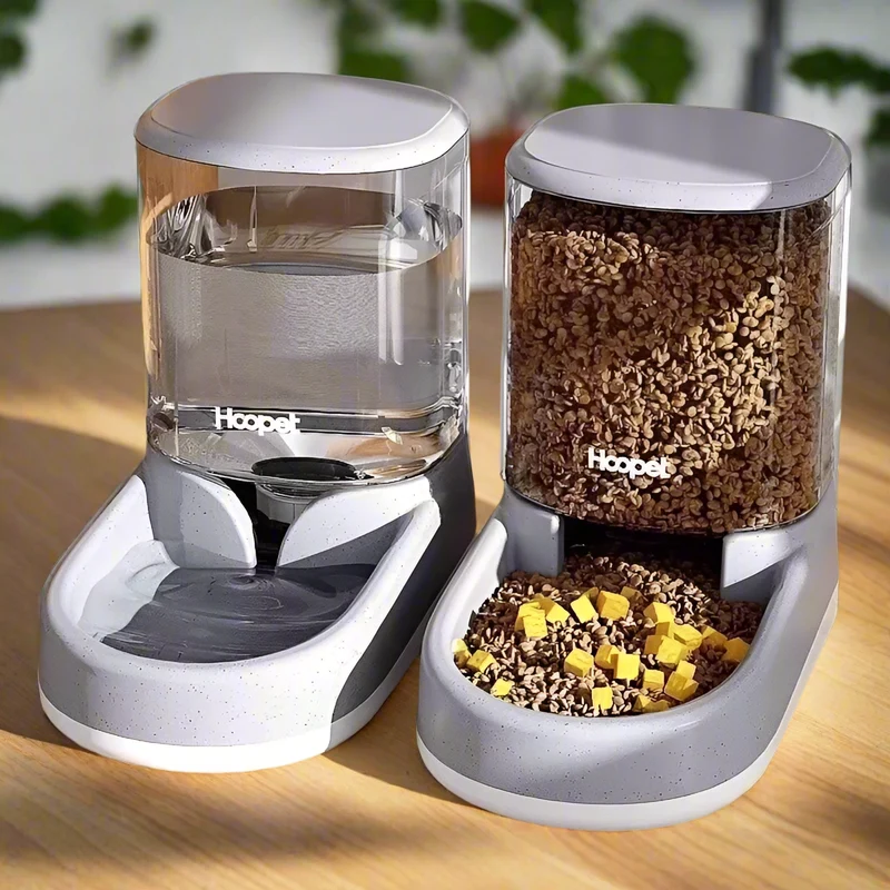 Distributeur de Croquettes Chat - HOOPET 3.8L