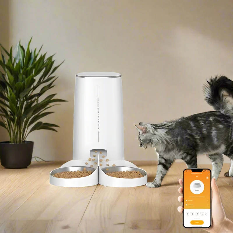 Distributeur de croquettes pour chat - TwinMeal™ 4L