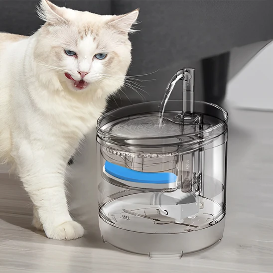Fontaine à eau chat - Fleur d'Eau™ Silencieuse & Ergonomique