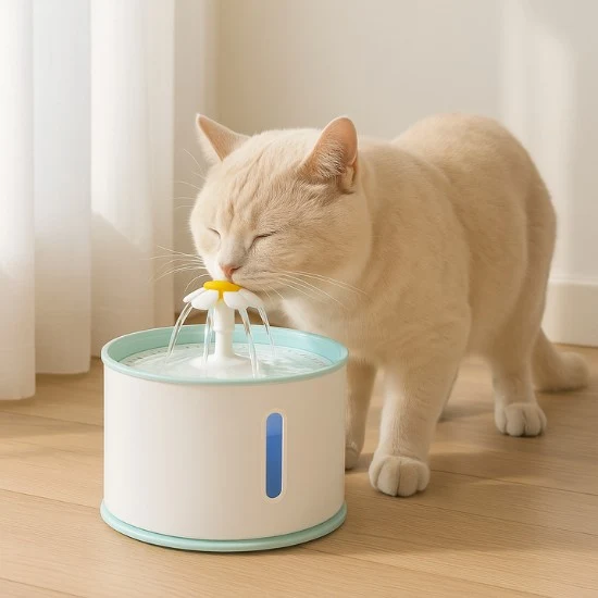Fontaine à eau pour chat – Filtration avancée, silencieuse et hygiénique