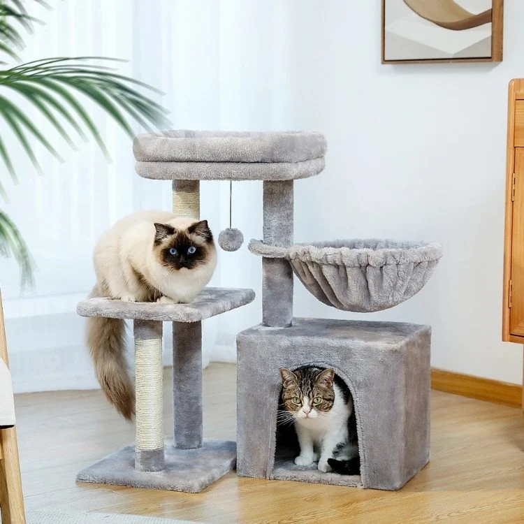 Arbre a chat en bois - MiniCat™