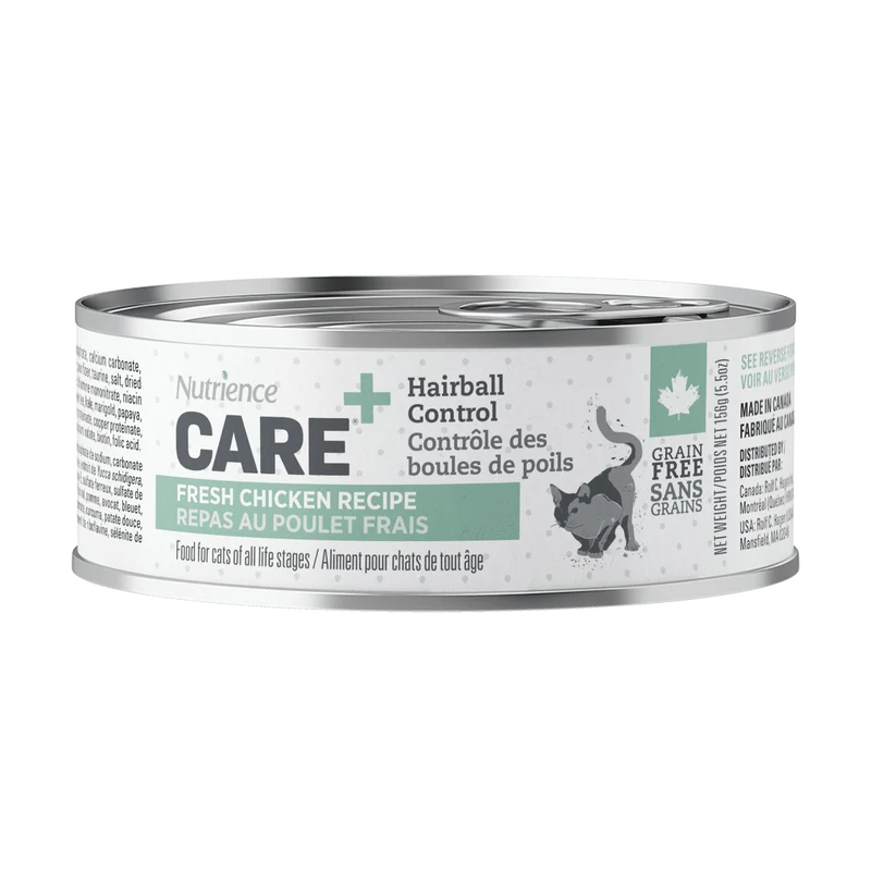 Care Contrôle Boules de Poils - Conserve au Poulet en Pâté pour Chats