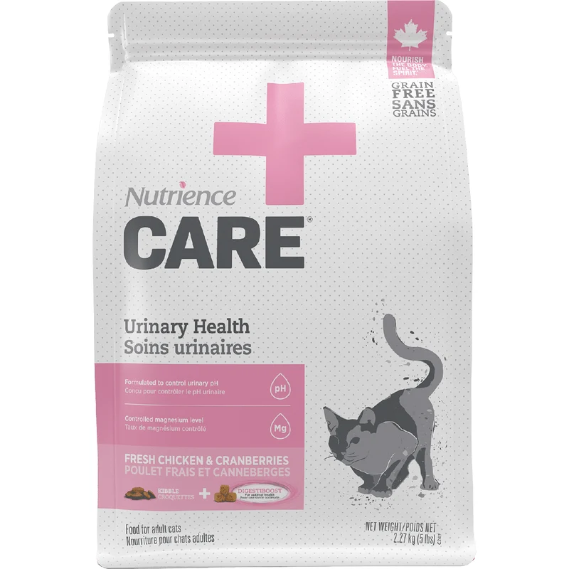 Care Soins Urinaires - Nourriture au Poulet & Canneberges pour Chats Adultes