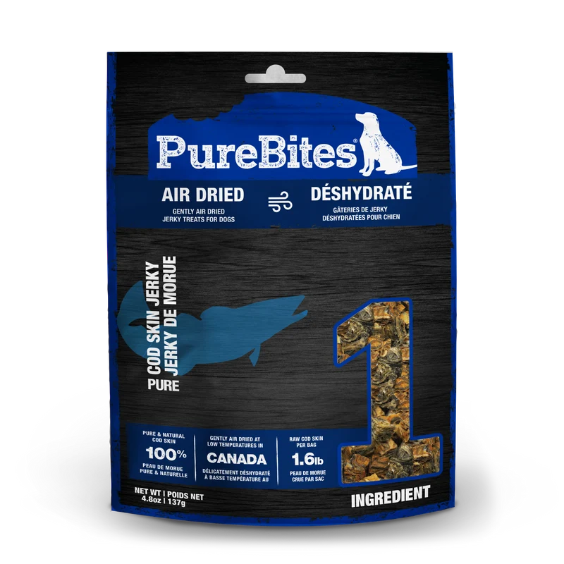 PureBites Dog Cod Jerky (137g)