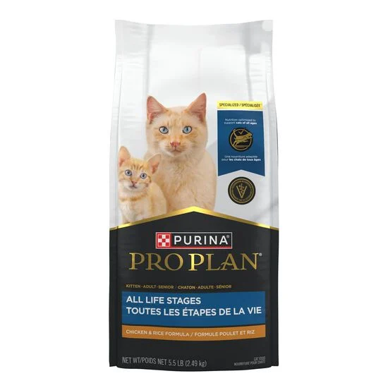 Nourriture au Poulet & Riz pour Chats Toutes Étapes de Vie