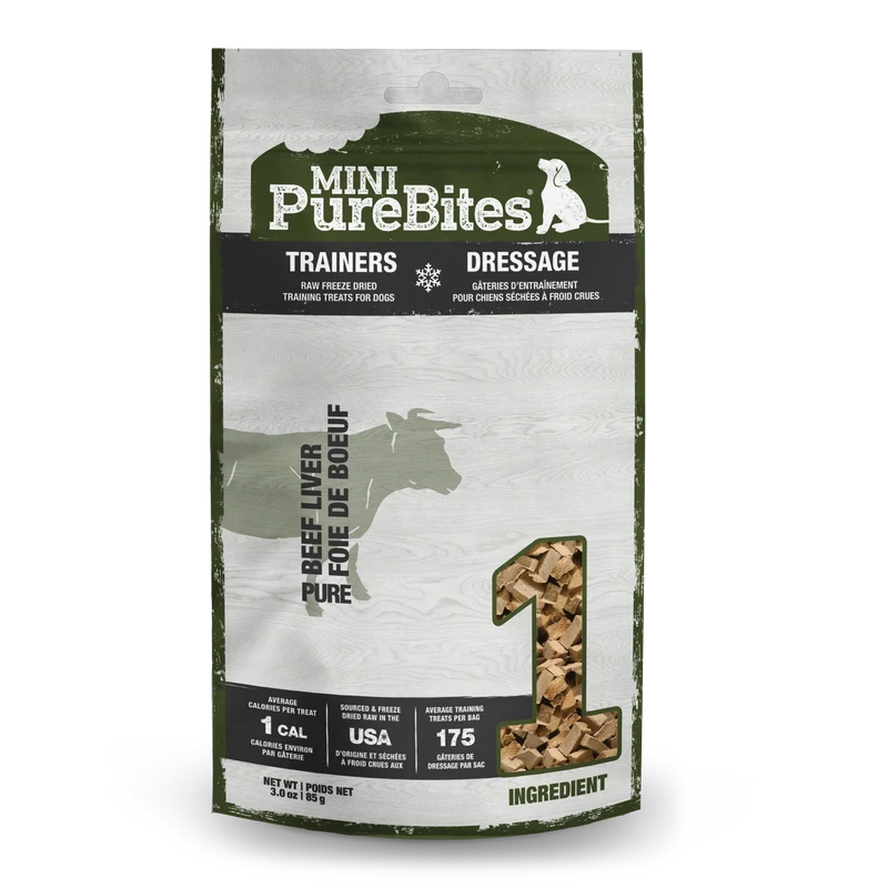 PureBites Mini-Trainers - Beef Liver