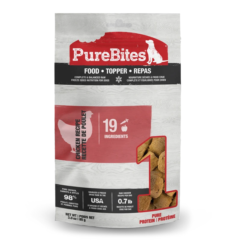 PureBites Dog Food Topper - Chicken Recipe (85g)