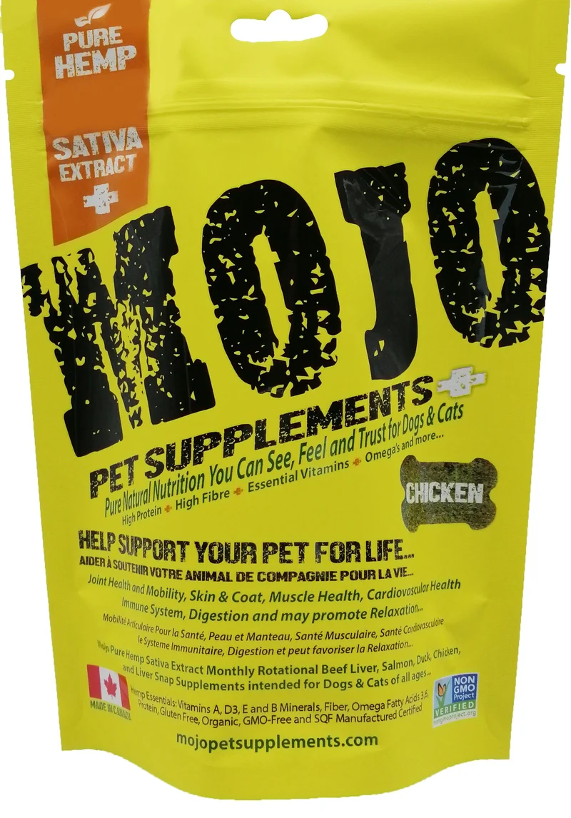 MOJO - Dog & Cats Supplements with Hemp - Chicken 192g