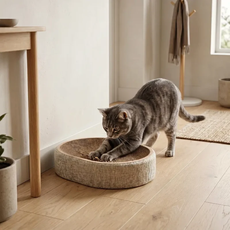 Griffoir carton pour chat – Carton recyclé, instinct pleinement satisfait