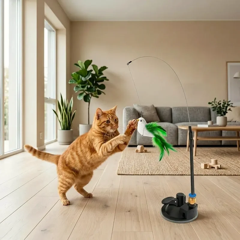 Jouet chat oiseau volant – L'oiseau qu'il n'attrapera jamais