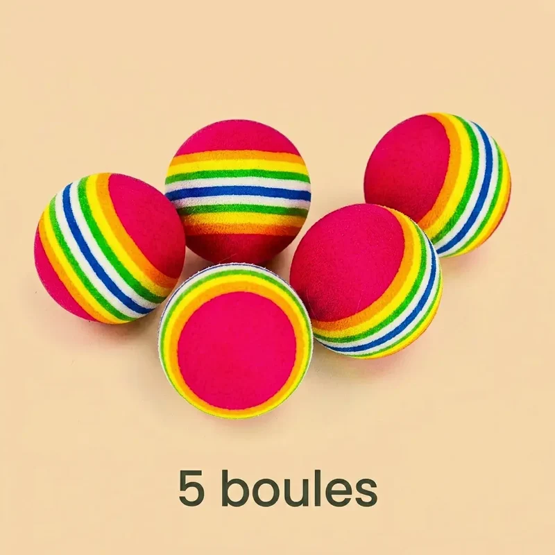Boule pour chat – Roule, rebondit, disparaît sous le canapé – parfait
