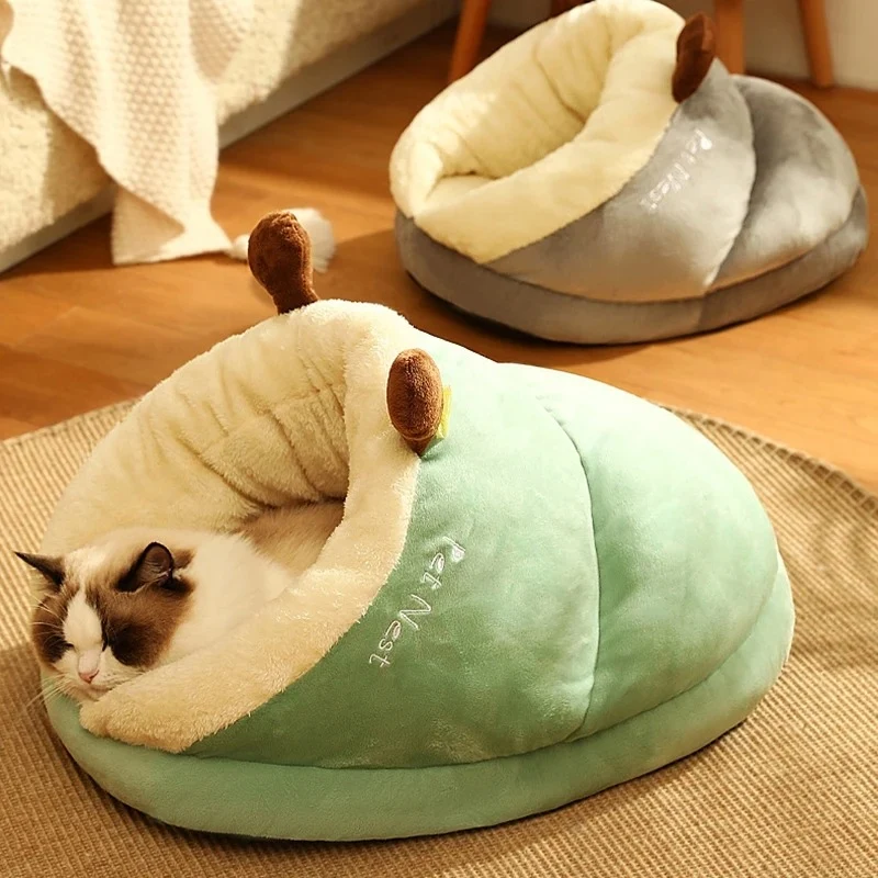 grotte pour chat | PANTOUFLE CAVE CAT