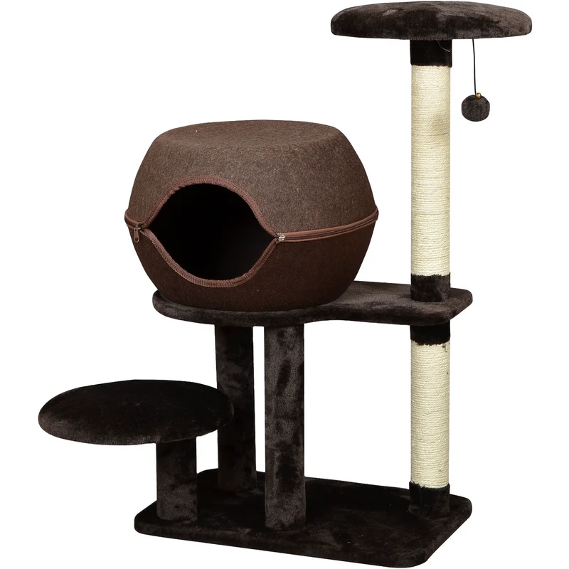 Bud'z Cat Tree - 3 Levels w/ Hideout