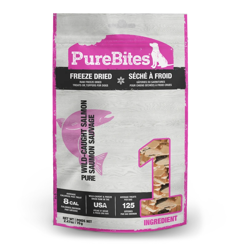 PureBites Freeze Dried Dog Treats - Salmon (70g)