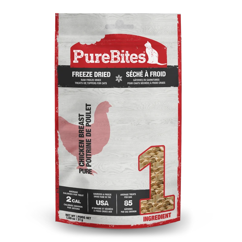 PureBites Freeze Dried Cat Treats - Chicken (31g)