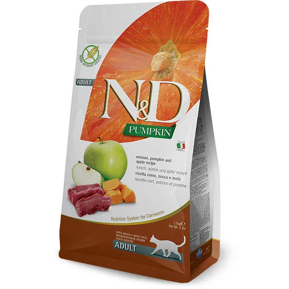 Farmina N&D (Natural & Delicious) - Pumpkin Venison & Apple Cat Food