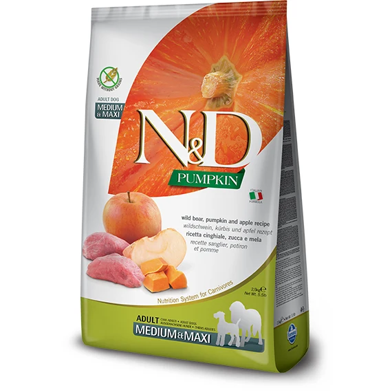 Farmina N&D Pumpkin - Adult Boar & Apple - Medium/Large Dog Food