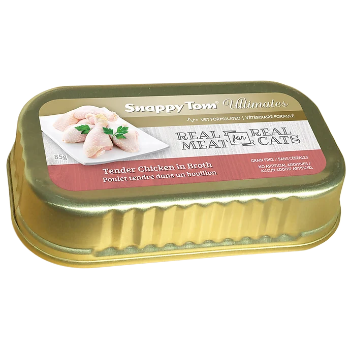 Snappy Tom - Ultimates - Tender Chicken in Broth Canned Cat Food (85g)