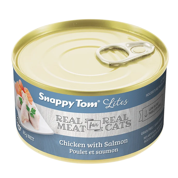 Snappy Tom - Lites - Chicken & Salmon Canned Cat Food (85g)
