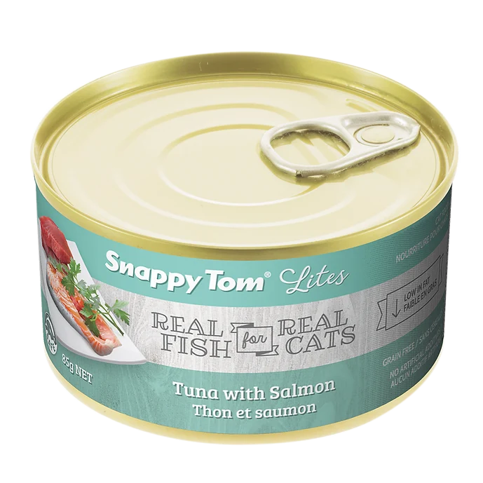 Snappy Tom - Lites - Tuna & Salmon Canned Cat Food