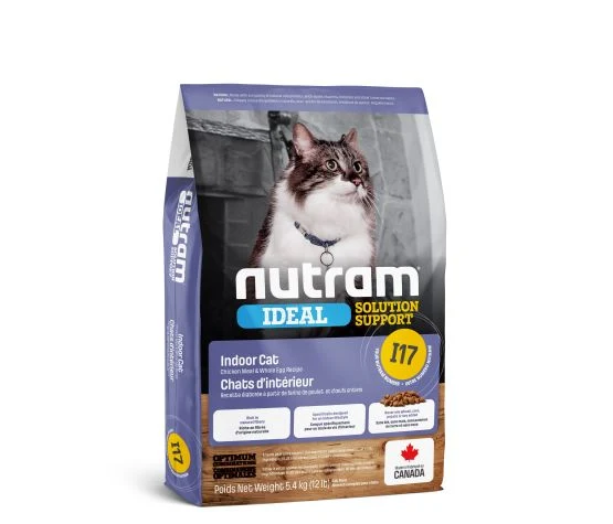Nutram Ideal (i17) Chat D'intérieur Poulet Et Oeufs Entiers 12lbs (produit du Canada)