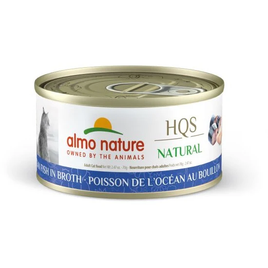Almo Nature - HQS Natural - Oceanic Fish In Broth Canned Cat Food (70g)