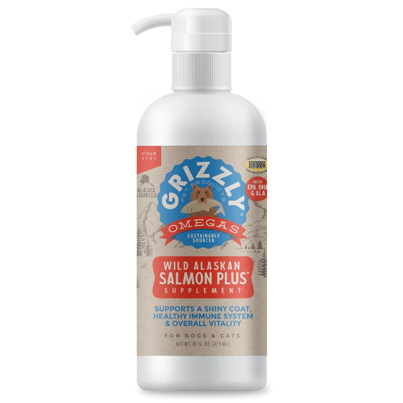 Huile de Saumon "Plus" - Grizzly Pet Products