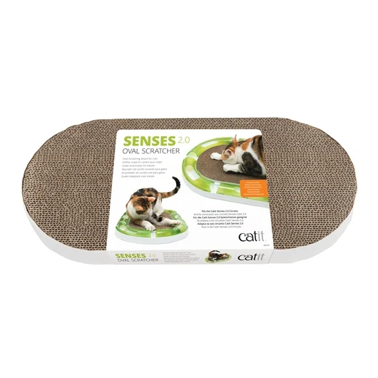 Catit Senses 2.0 Oval Circuit Scratcher for Cats