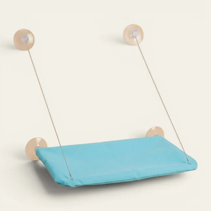 Hamac pour chat ventouse – Ventouses au verre, lui dans les nuages